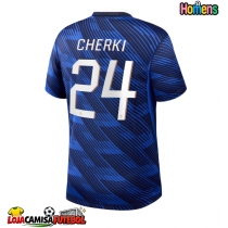 Camisa de Futebol França Rayan Cherki #24 Equipamento Principal Mundo 2026 Manga Curta